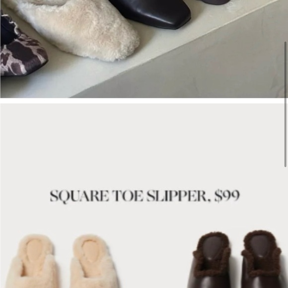 NWT weworewhat faux fur slipper - Picture 2 of 6